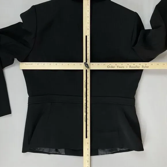 TAHARI ARTHUR S. LEVINE Long Skirt Business Suit Women’s 14 Black Vintage - Picture 9 of 16